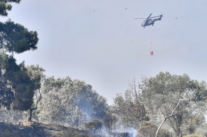 İzmir İtfaiyesi görev başında: Bornova’daki yangına müdahale ediliyor