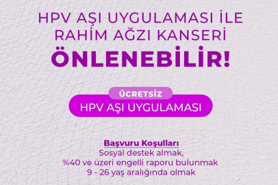 Muğla Büyükşehir'den ücretsiz HPV aşı uygulaması