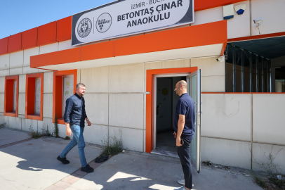 Buca'da minik öğrencilere destek