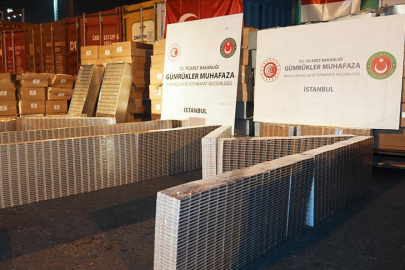 İstanbul'da 230 bin paket kaçak sigara ele geçirildi