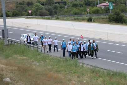 Büro Memur-Sen'in Bolu'dan Ankara'ya yürüyüşü sürüyor