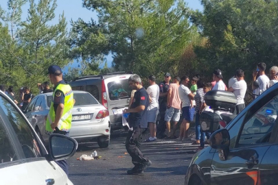 İzmir haber: Menderes'te zincirleme trafik kazası