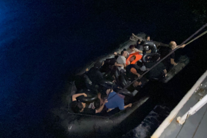 İzmir'de düzensiz göçmenler kurtarıldı