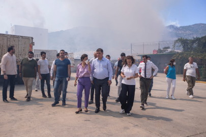 Başkan Tugay'dan yangın açıklaması: Riskler devam ediyor, ekipler teyakkuzda