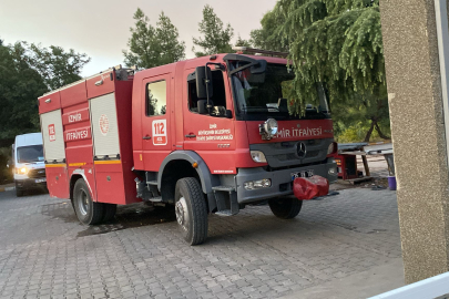 İzmir'deki yangın için itfaiye fabrikalardan su temin ediyor