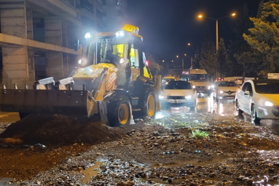 Deprem bölgesini sağanak vurdu!