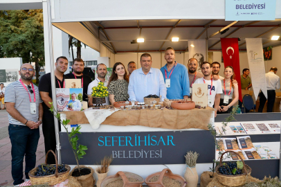 İEF'te Seferihisar standına yoğun ilgi