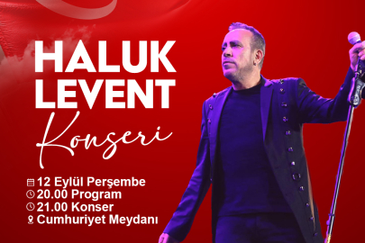 12 Eylül' Haluk Levent Urlalılara unutulmaz bir gece yaşatacak