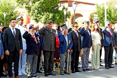 Çeşme'de Gaziler Günü kutlaması