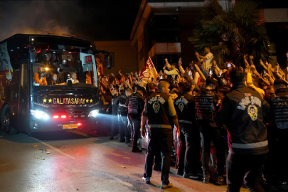 Galatasaray Florya'da coşkuyla karşılandı