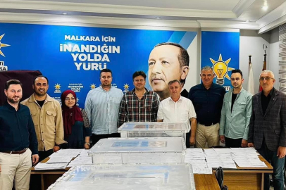 Malkara'da AK Parti delege seçimi yoğun katılımla bayram havasında geçti