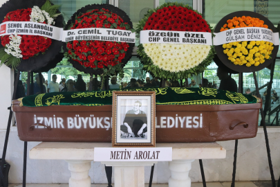 Metin Arolat'a İzmir'de son veda: Herkese elini uzatan bir insandı