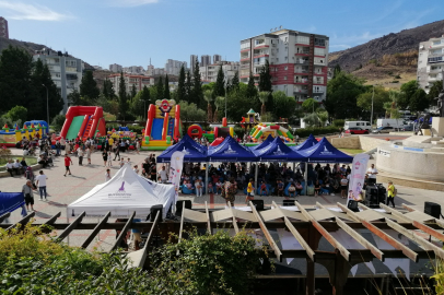 Yangından etkilenen çocuklar doyasıya eğlendi