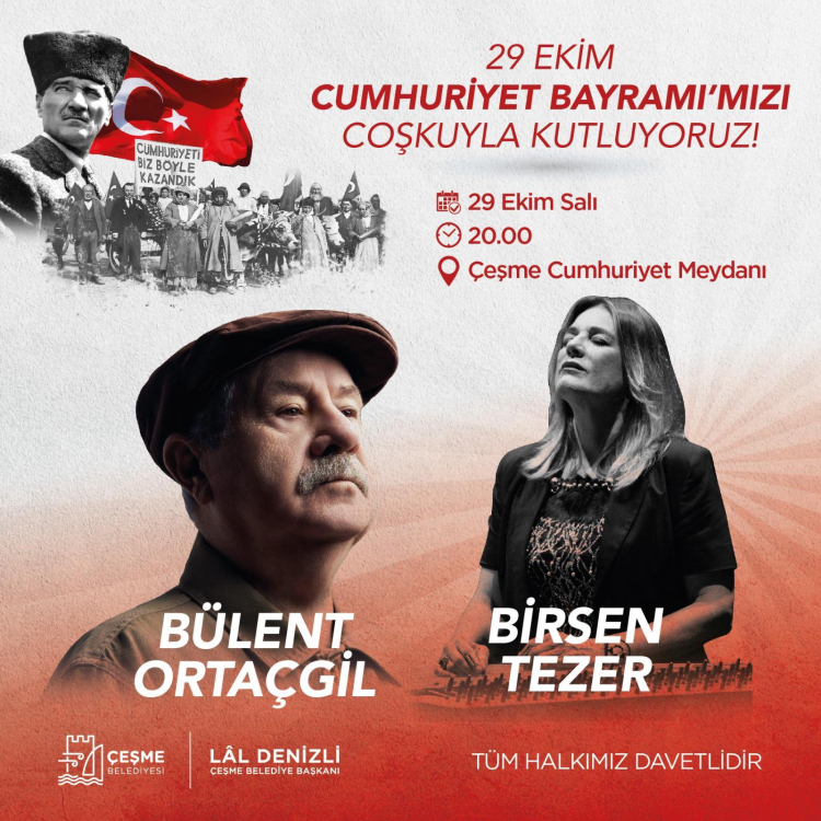 çeşme cumhuriyet bayramı konseri 