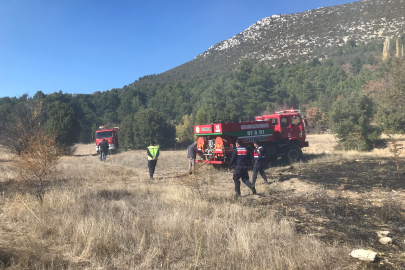 Antalya'da korkutan yangın