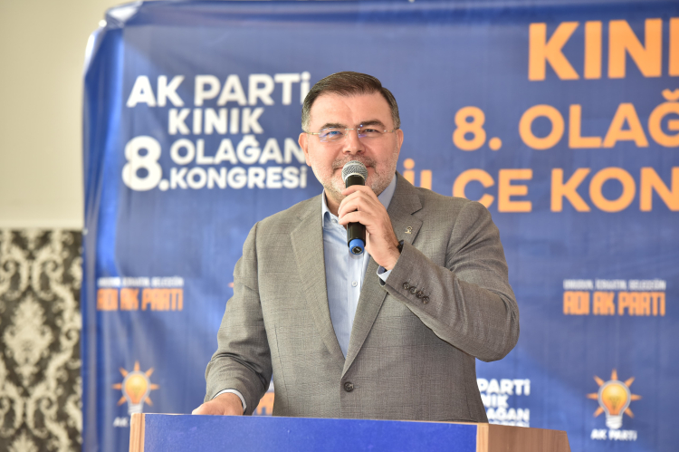 AK Parti Kınık 8. Olağan İlçe Kongresi gerçekleştirildi