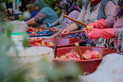 Aliağa’da nar ekşisi hazırlıkalrı başladı