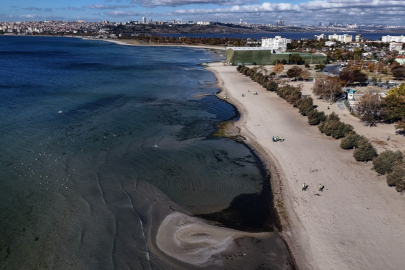 İstanbul’da endişelendiren görüntü: Deniz suyu çekildi