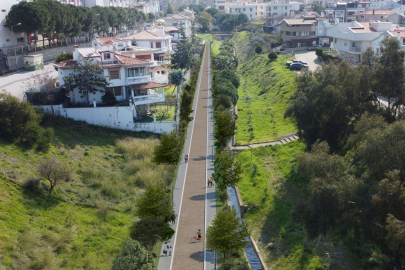 Güzelbahçe’de bisiklet yolu çalışmaları başladı