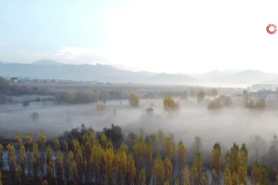 Tunceli'de oluşan sis görsel şölen yarattı