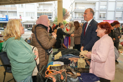 Gaziemir Belediyesi’nden kadınlara satış desteği