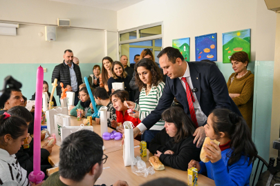 Bornova’da özel gereksinimli çocuklarla anlamlı buluşma