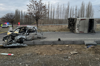 Nevşehir'de öğrenci servisi kaza yaptı: 16'sı öğrenci 24 kişi yaralandı