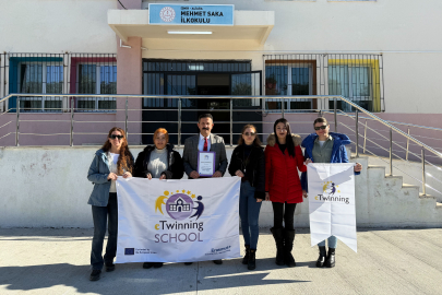 Aliağa Mehmet Saka İlkokulu eTwinning Okulu Etiketi aldı