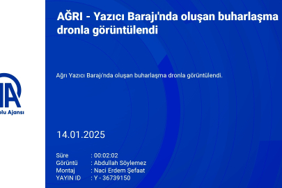 Yazıcı Barajı buharlaştı: Oluşan görüntü dronla kayıt altına alındı