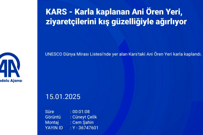 Tarih, karlar altında: Ani Ören Yeri'nden büyüleyici görüntüler