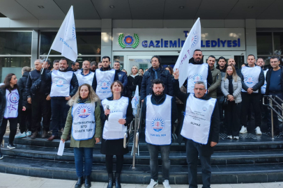 TİS tıkandı, Gaziemir’de memurlar iş bıraktı